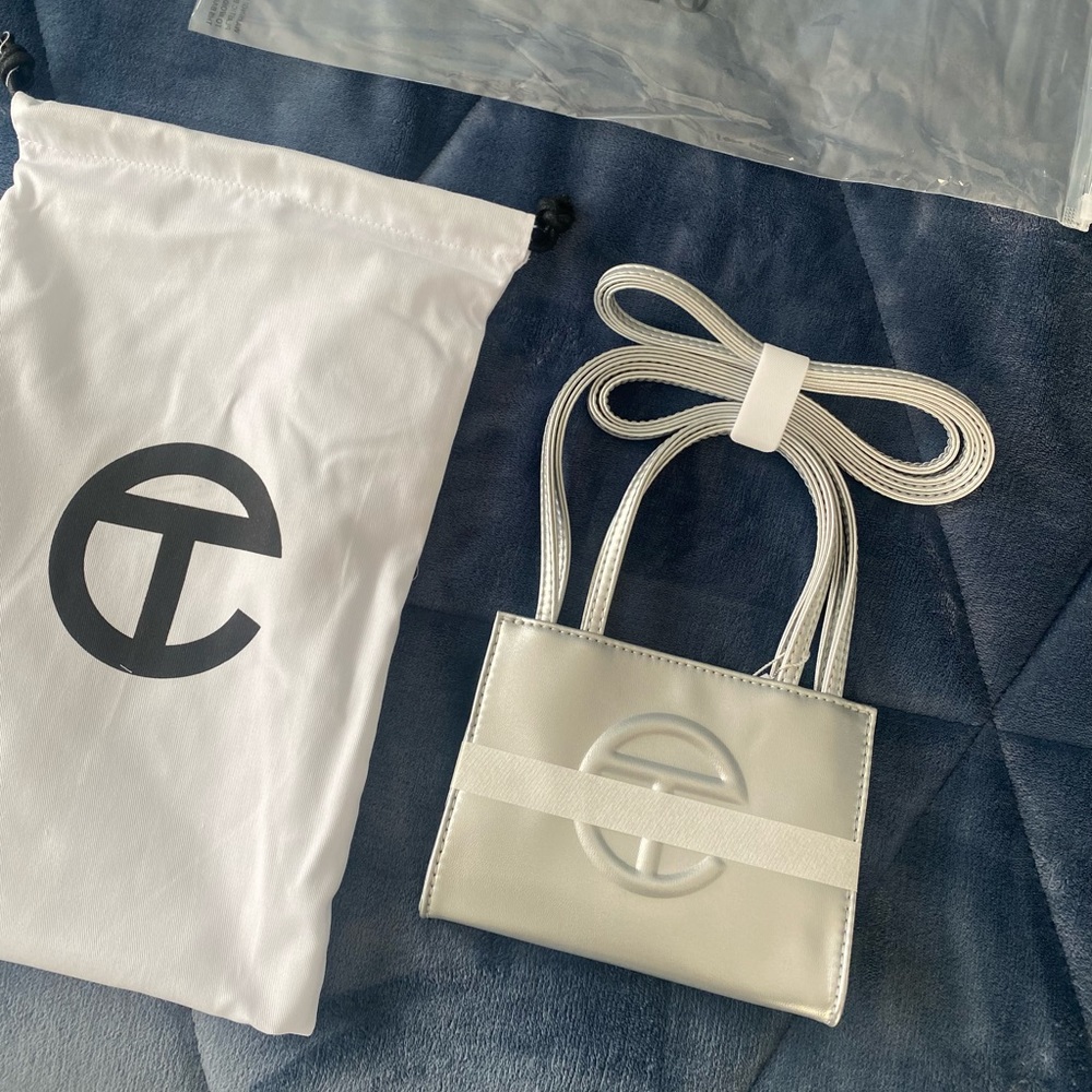 Telfar - Silver Small Shopping Bag